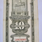 Kiina China Shanghai 10 Customs Gold Units 1930 Hyvä Rapea - pikkukuva 1