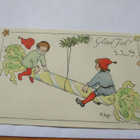 Glad Jul ! Postilj H-B Helsinki-Pori  - 1909 - pikkukuva 1