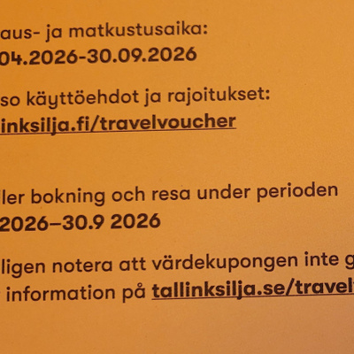 TallinkSilja alennuskuponki -30.9.2026 saakka