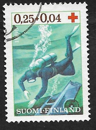 Punainen risti 1966 0,25+0,04mk (LAPE 609) O