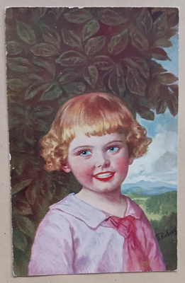 Theodor Recknagel: Hymyilevä tyttö, p. 1931
