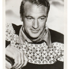 Vanha valokuva 40-luvulta Filmitähti GARY COOPER - pikkukuva 1