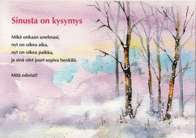 kortti ** Polkutie Anita Asennetta - erilaisia