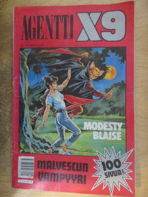 AGENTTI X9 1988 5 - Modesty Blaise "Malvescun vampyyri"