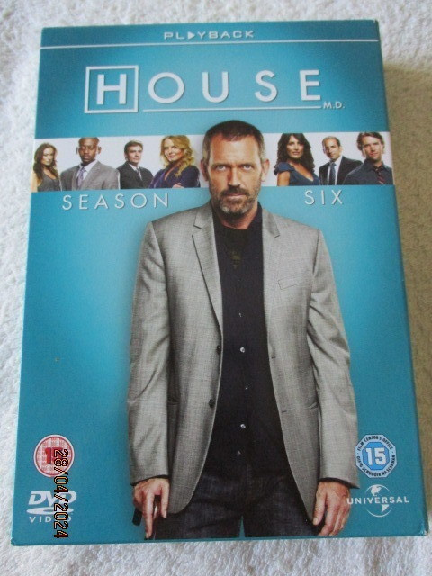 HOUSE (6 x DVD) SEASON SIX - 6. KAUSI