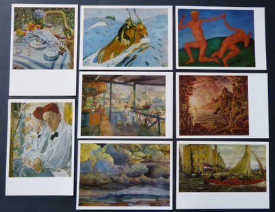 Taidekortteja 16 kpl Aurora Art Publisheres