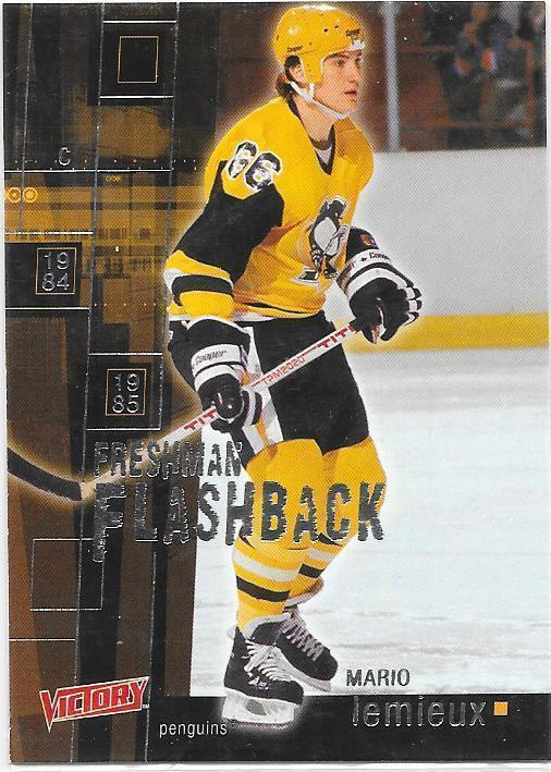 2003-04 UD Victory Freshmen FlashBack #FF36 Mario Lemieux