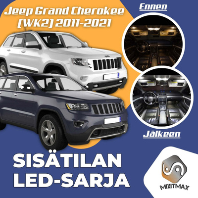 Jeep Grand Cherokee (WK2) Sisätilan LED-sarja 8-
