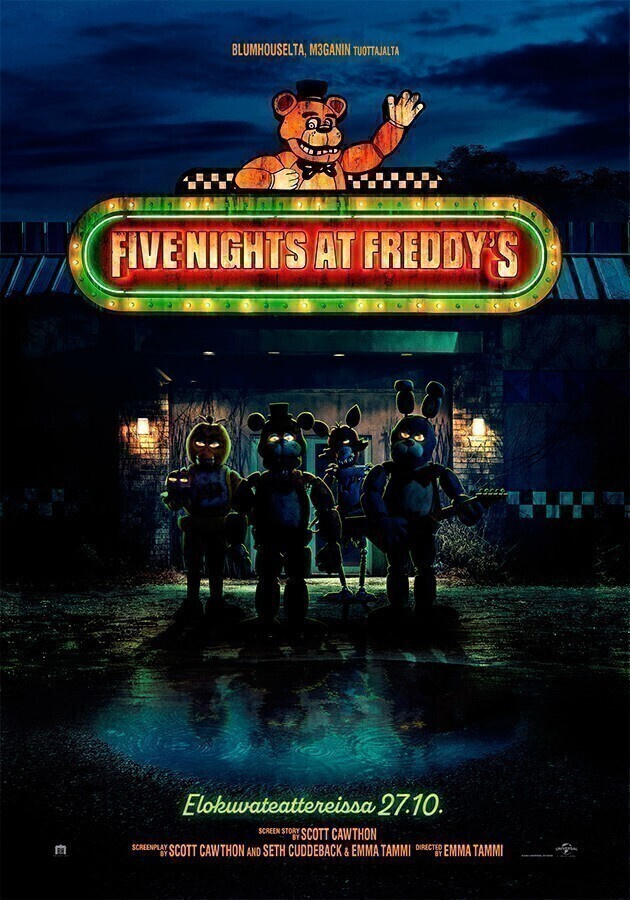 Elokuvajuliste: Five Nights at Freddy's