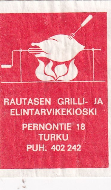 Turku,  Rautasen Grilli - ja elintarvikekioski  s28
