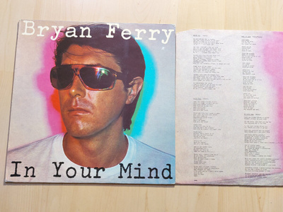 BRYAN FERRY – IN YOUR MIND orig. SWE 1977 LP POLYDOR