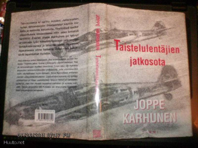 Joppe Karhunen: Taistelulentäjien jatkosota (Sis.pk:t)