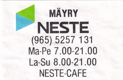 Mäyry, ,  NESTE      6/10