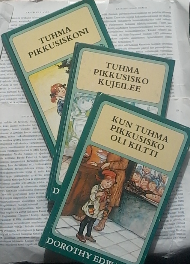 Dorothy Edwards - Tuhma pikkusisko -kirjoja 3 kpl (sid.)