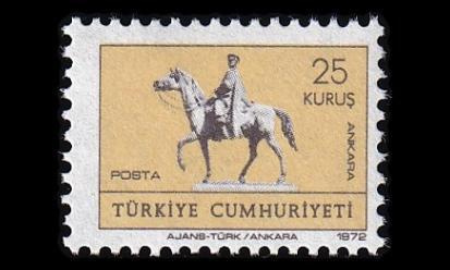 Turkki 2257 ** Merkki onnittelupostikortteihin (1972)