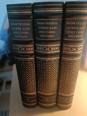 Egon Friedell Uuden ajan kulttuurihistoria 1-3