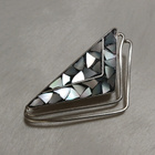 Vintage Hopea riipussolki 935 silver sterling - pikkukuva 1