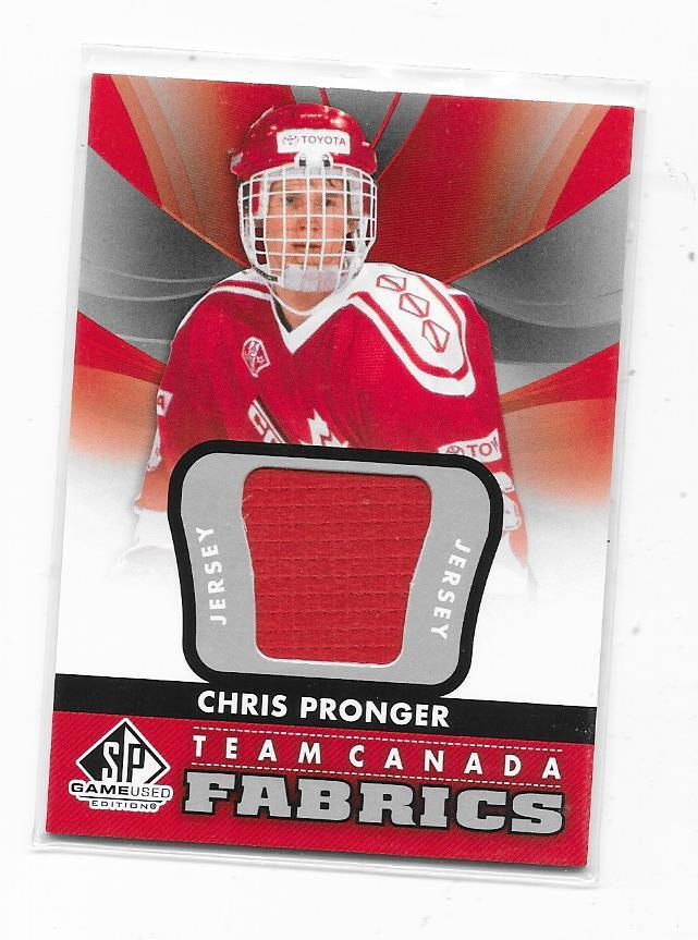 2012-13 SP Game Used Fabrics # Chris Pronger Kanada paita
