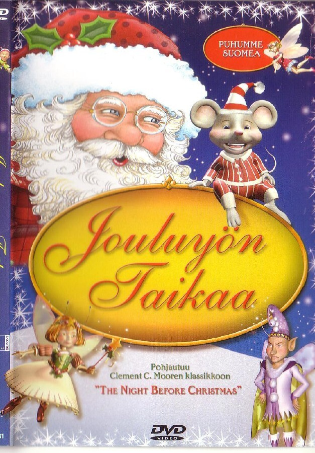 dvd, Jouluyön taikaa (The Night Before Christmas) [piirrosel