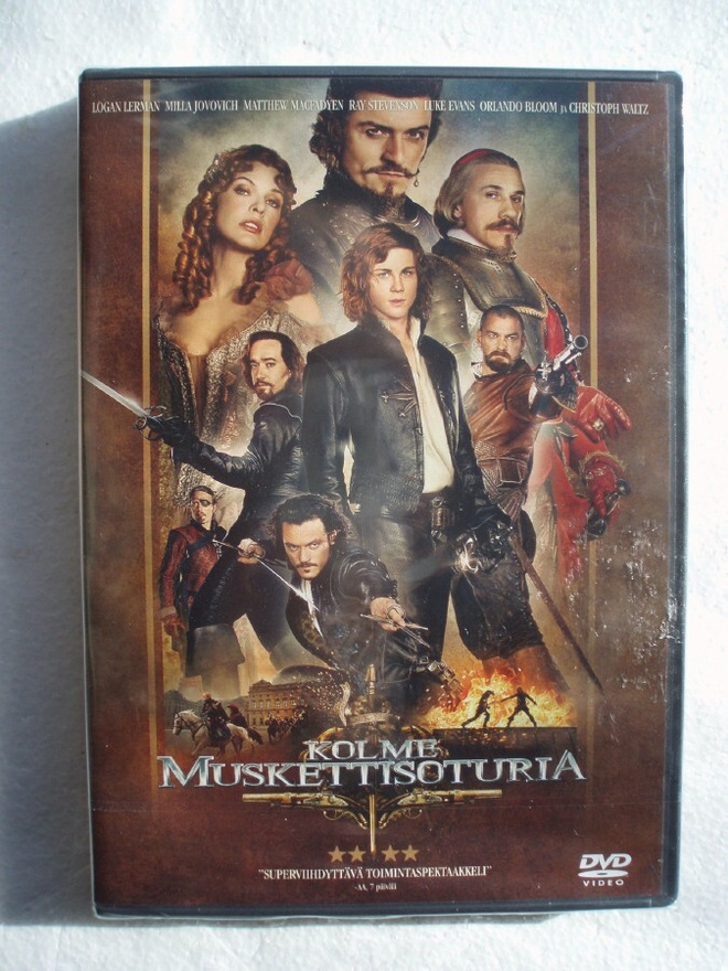 Kolme muskettisoturia DVD