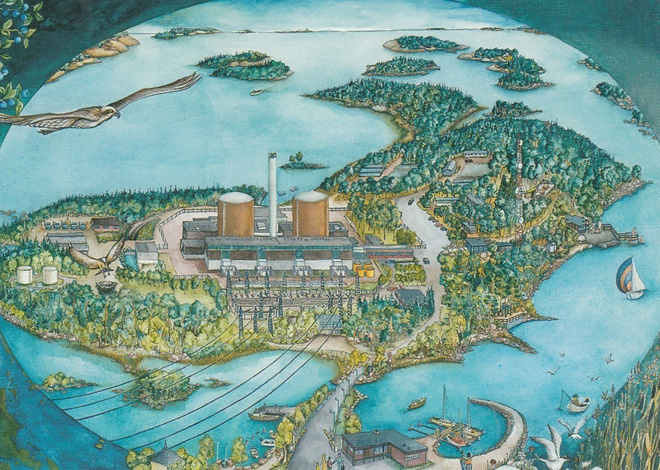 Loviisa, Fortum piirroskortti   p320