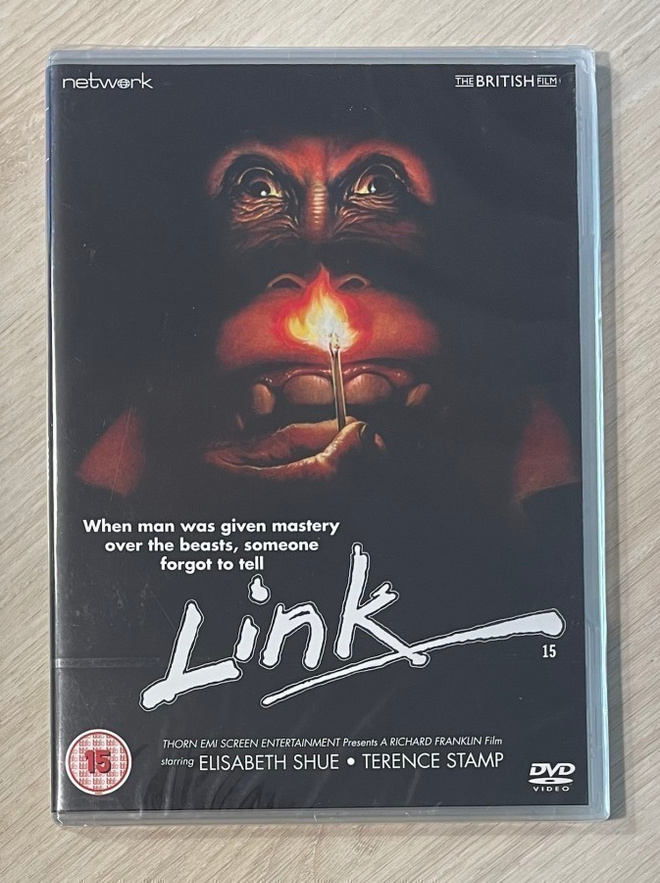 Link (1986) Terence Stamp, Elisabeth Shue (UUSI)