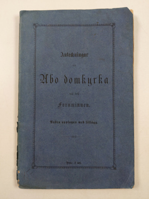 Adolf Lindman : Bidrag till Åbo stads historia : första h...
