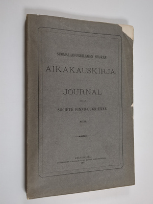 Suomalais-ugrilaisen seuran aikakauskirja 13 - Journal de...