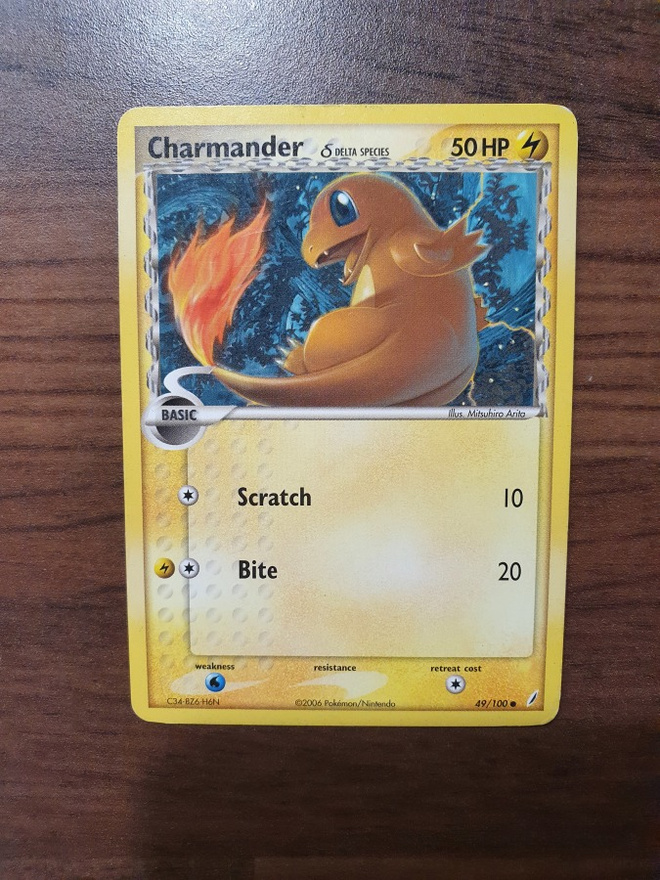 Pokemon Charmander Delta Species 49/100