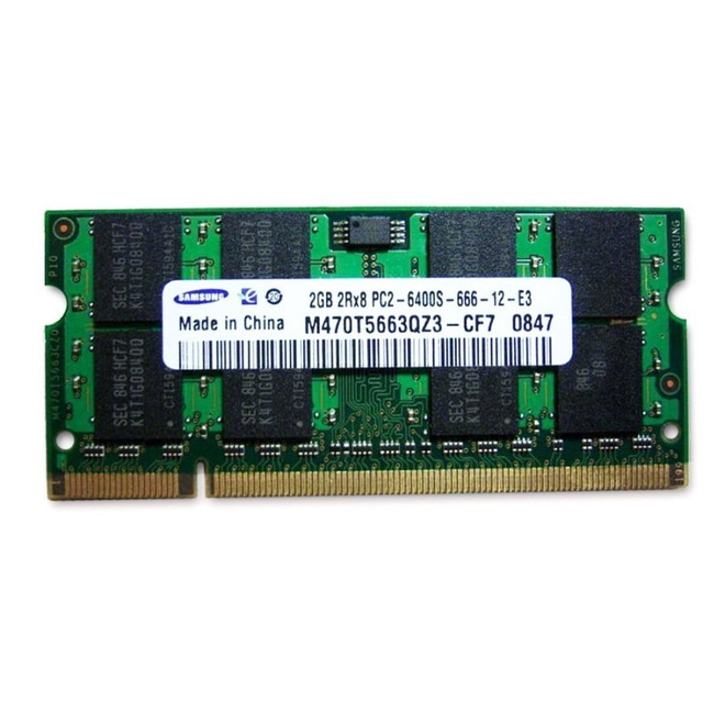 2GB SAMSUNG DDR2 PC2-6400 SO-DIMM   *** SIS TOIMITUS ***