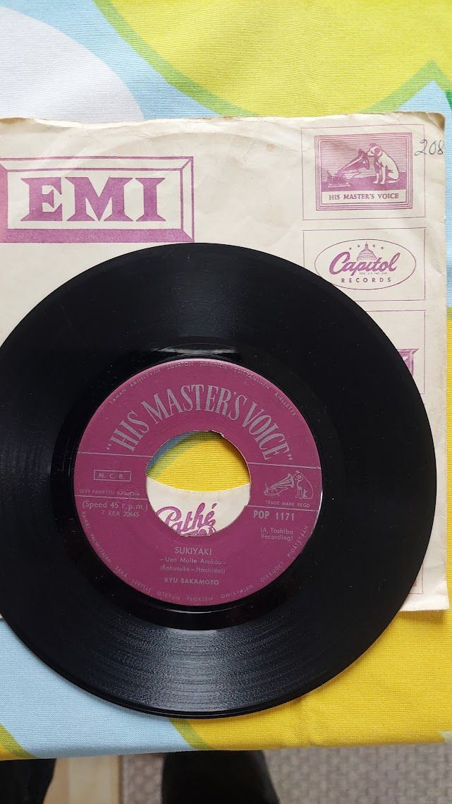 7" Kyu Sakamoto: Sukiyaki / Anoko-No HMV POP 1171