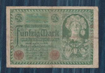 Saksa 50 mk v 1920
