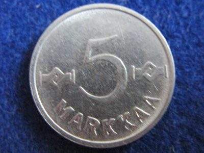 5 markkaa 1955