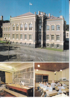 Jyväskylä. Lyseo, sommitelmakortti, e281