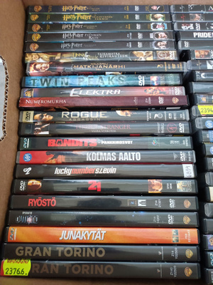 DVD-leffoja yli 90 kpl