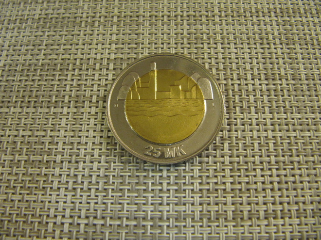 25 Mk Itsenäinen Suomi 80 -Vuotta juhlaraha 1997.