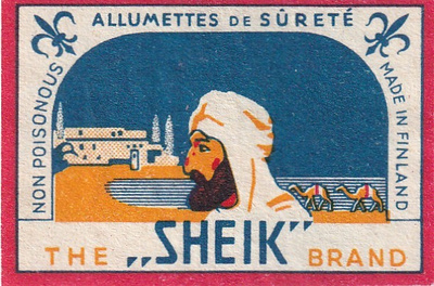 " SHEIK "  Made in Finland      b583