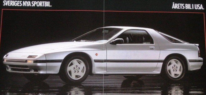 1986 Mazda RX 7 esite - KUIN UUSI