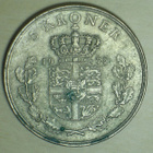 1972 TANSKA 5 Kroner kuningas Frederik IX - pikkukuva 1