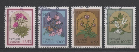 (S2024) MADEIRA, 1983 (Local Flora). Mi ## 86-89. Used