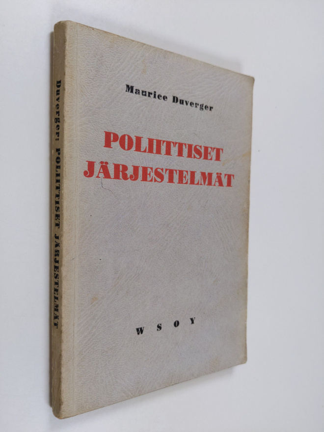 Maurice Duverger : Poliittiset järjestelmät
