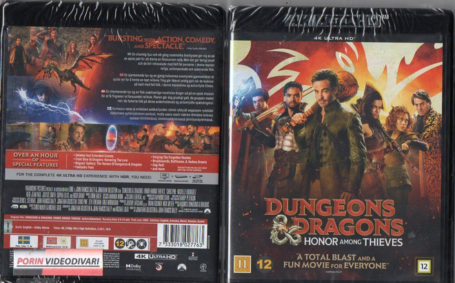 Dungeons & Dragons Honor Among Thieves	(54 950)	UUSI	-FI-	4K