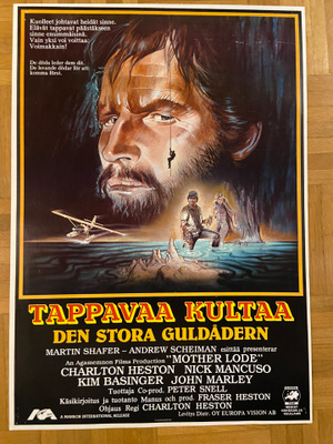 Vanha elokuvajuliste: Tappavaa kultaa