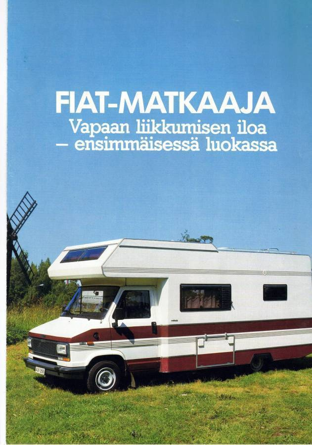 Esite Fiat Ducato Matkaaja matkailuauto