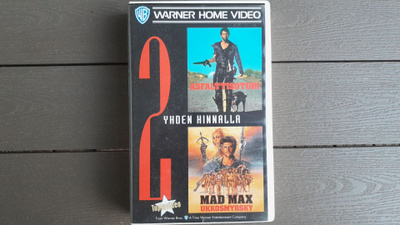 VHS: Mad Max Asfalttisoturi + Mad Max Ukkosmyrsky Tupla VHS