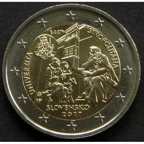 Slovakia 2 € 2017 Universitas Istropolitana, UNC