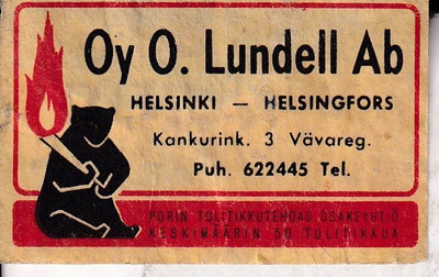 Helsinki, Oy O. Lundell Ab, s99