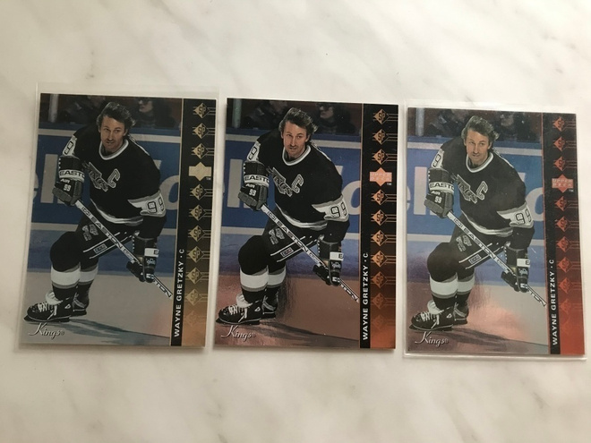 1994-95 Upper Deck SP Wayne Gretzky kortteja #SP-36 3kpl