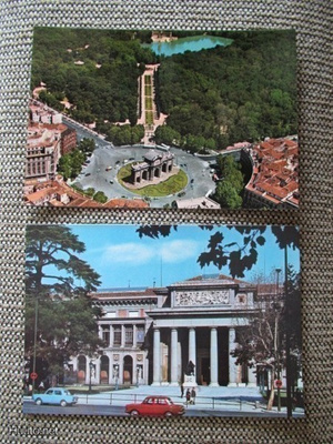 MADRID (10 KPL UUDENVEROISIA POSTIKORTTEJA 70-LUVULTA)