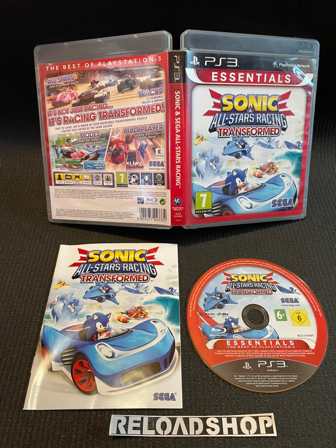Sonic & SEGA All-Stars Racing Essentials - Nordic PS3 - CiB